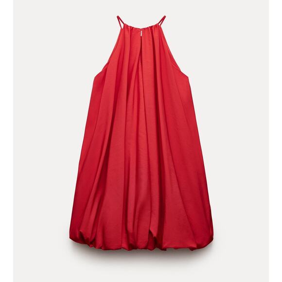 RARE!!! ZARA BLOGGER FAVE!!! Red Halter Neck Short Dress NWT ❤️ - Picture 16 of 16